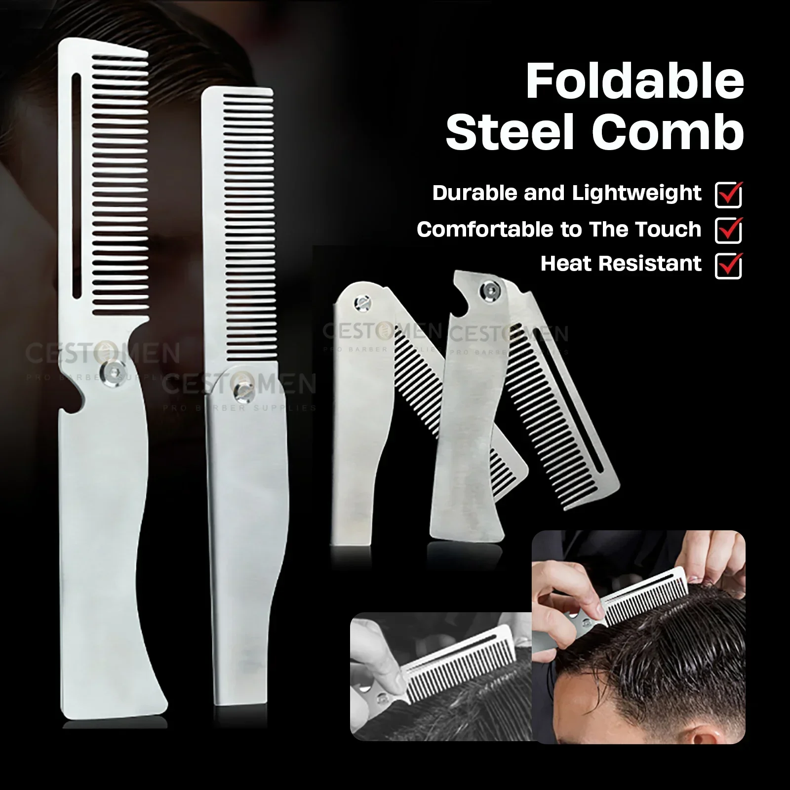 Sisir baja tahan karat lipat p - Men'S Grooming Tonic ulasan dan harga
